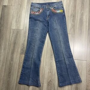 AZI Blue denim‎ with beads